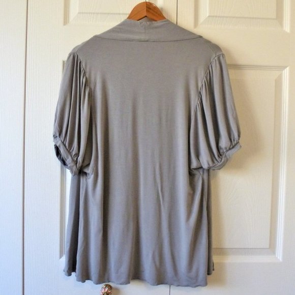 YEST Oversized Short Sleeve Cardigan - Picture 3 of 6